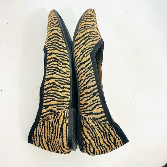 MIA Kerri Tiger Slip-On Knit Pointed Toe Ballet Flat Women's 7.5 Mob Wife - Picture 7 of 10